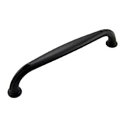 RK International Fullerton 6" Center to Center Contemporary Country Arch Cabinet Pull / Drawer Pull Black