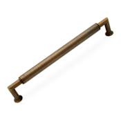RK International Cylinder 8" Center to Center Modern Industrial Solid Brass Luxury Cabinet Handle / Drawer Pull Antique English