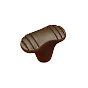 RK International Ridges 1 1/2" Oval T Bar Industrial Solid Brass Luxury Cabinet Knob / Drawer Knob Antique English