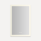 Robern AiO Reserve 19-1/4" x 30" Lighted Frameless Single Door Medicine Cabinet Mirror