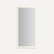 Robern AiO Reserve 19-1/4" x 39-3/8" Lighted Frameless Single Door Medicine Cabinet Mirror