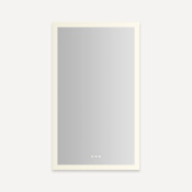 Robern AiO Reserve 23-1/4" x 39-3/8" Lighted Frameless Single Door Medicine Cabinet Mirror