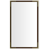 Robern Craft Series 23-1/4" x 39-3/8" Framed Single Door Medicine Cabinet with Soft Close Hinges Bronze with Aged Brass