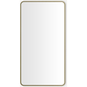 Robern Craft Series 23-1/4" x 43-5/8" Framed Single Door Medicine Cabinet with Soft Close Hinges and Electric Upgrade Aged Brass