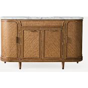 Robern Craft Series 56" Single Free Standing Vanity Cabinet Only - Less Vanity Top Aged Brass