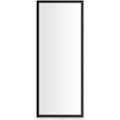 Robern Main Line 15-1/4" x 39-3/8" Framed Single Door Medicine Cabinet with Soft Close Hinges Brushed Black