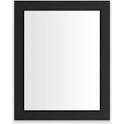 Robern Main Line 23-1/4" x 30" Framed Single Door Medicine Cabinet with Soft Close Hinges, Interior Lighting, USB Charging Ports, and Electrical Outlets Brushed Black