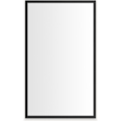 Robern Main Line 23-1/4" x 39-3/8" Framed Single Door Medicine Cabinet with Soft Close Hinges Brushed Black