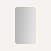 Robern Presence 19-1/4" x 33-7/8" Lighted Frameless Single Door Medicine Cabinet Mirror