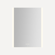 Robern Instinct 23-1/8"W x 29-7/8"H Rectangular Flat Frameless Wall Mounted Bathroom Mirror with LED Lighting Mirror