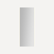 Robern Instinct 29-1/8"W x 71-7/8"H Rectangular Flat Frameless Wall Mounted Bathroom Mirror with LED Lighting Mirror