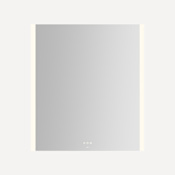 Robern Instinct 35-1/8"W x 39-1/8"H Rectangular Flat Frameless Wall Mounted Bathroom Mirror with LED Lighting Mirror
