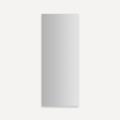 Robern Modular Mirrors 11-1/4" W x 30" H Modern Rectangular Aluminum Frameless Bathroom Wall Mirror Mirrored