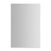 Robern Modular Mirrors 11-1/4" W x 36" H Modern Rectangular Aluminum Frameless Bathroom Wall Mirror Mirrored