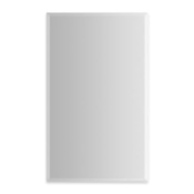 Robern Modular Mirrors 23-1/4" W x 36" H Modern Rectangular Aluminum Frameless Bathroom Wall Mirror Mirrored