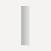 Robern M Series Reserve 15-1/4" x 72" Frameless Single Door Medicine Cabinet Mirrored