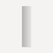 Robern M Series Reserve 15-1/4" x 72" Frameless Single Door Medicine Cabinet Mirrored
