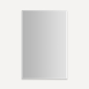 Robern M Series Reserve 19-1/4" x 30" x 4" Right Swinging Frameless Single Door Medicine Cabinet with Soft Close Hinges Beveled Edge