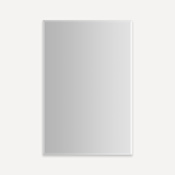 Robern M Series Reserve 23-1/4" x 36" x 4" Left Swinging Frameless Single Door Medicine Cabinet with Soft Close Hinges Beveled Edge