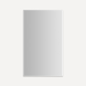 Robern M Series Reserve 23-1/4" x 39-3/8" Frameless Single Door Medicine Cabinet Mirrored