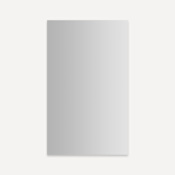 Robern M Series Reserve 23-1/4" x 39-3/8" Frameless Single Door Medicine Cabinet Mirrored