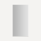 Robern M Series Reserve 23-1/4" x 72" Frameless Single Door Medicine Cabinet Mirrored