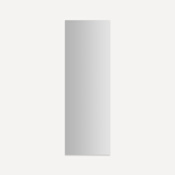 Robern M Series Reserve 23-1/4" x 72" Frameless Single Door Medicine Cabinet Mirrored