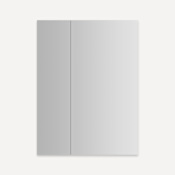 Robern M Series Reserve 29-1/4" x 39-3/8" Frameless Double Door Medicine Cabinet Mirrored