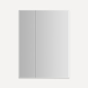 Robern M Series Reserve 29-1/4" x 39-3/8" Frameless Double Door Medicine Cabinet Mirrored