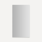 Robern PL Portray 15-1/4" x 30" Frameless Single Door Medicine Cabinet with Slow Close Hinges Mirrored