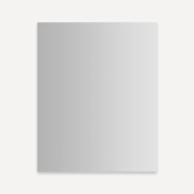 Robern PL Portray 23-1/4" x 30" Frameless Single Door Medicine Cabinet with Slow Close Hinges Mirrored