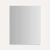 Robern PL Portray 23-1/4" x 30" Frameless Single Door Medicine Cabinet with Slow Close Hinges Mirrored