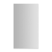 Robern PL Portray 23-1/4" x 36" Beveled Frameless Single Door Medicine Cabinet with Slow Close Hinges Mirrored