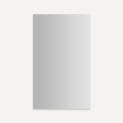 Robern PL Portray 23-1/4" x 39-3/8" Frameless Single Door Medicine Cabinet with Slow Close Hinges Mirrored