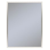 Robern 23-1/4" x 30" Framed Medicine Cabinet with Left Hinges and Charging Strip Polished Nickel