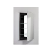 Robern PL Series 39-3/8" x 23-1/4" Frameless Medicine Cabinet with Plain Edge Mirror Black