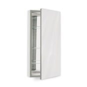 Robern PL Series 39-3/8" x 23-1/4" Frameless Medicine Cabinet with Plain Edge Mirror Classic Grey
