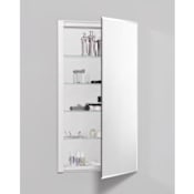 Robern R3 20" x 36" x 4" Beveled Single Door Medicine Cabinet with Reversible Hinge Mirrored