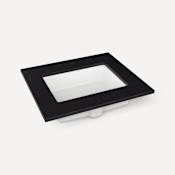 Robern 25" Quartz Vanity Top for Single Hole Faucet Lava Black