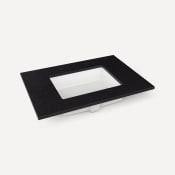 Robern 31" Quartz Vanity Top for Widespread Faucet Lava Black