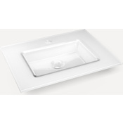 Robern Vanity Tops 25" Glass Vanity Top White