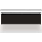 Robern Cartesian 25" Single Wall Mounted Vanity Cabinet Only - Less Vanity Top Matte Black