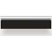 Robern Cartesian 37" Single Wall Mounted Vanity Cabinet Only - Less Vanity Top Matte Black
