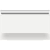 Robern Cartesian 36" Single Wall Mounted Vanity Cabinet - Less Vanity Top with Plumbing Drawer White