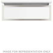 Robern Profiles 24" Single Wall Mounted Vanity Cabinet - Less Vanity Top with Full Drawer White / Polished Nickel