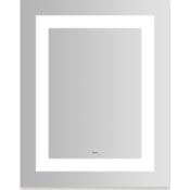Robern Vitality 24" W x 30" H Rectangular Frameless Bathroom Mirror with Light N/A
