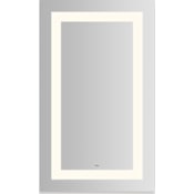 Robern Vitality 24" W x 40" H Rectangular Frameless Bathroom Mirror with Light N/A