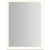 Robern Vitality 30"W x 40"H Rectangular Flat Frameless Wall Mounted Bathroom Mirror with Dimmable LED Lighting Mirror