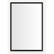 Robern Profiles 19-1/4" x 30" x 6" Framed Medicine Cabinet with USB Charging Port and Left Door Swing Matte Black