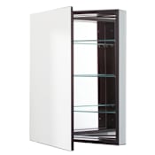 Robern 23 1/4" Reversible Hinged Single Door Mirrored Medicine Cabinet Black